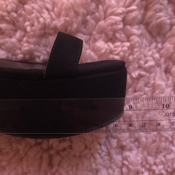 Dolls Kill Platform Strappy Faux-Suede Sandals - Picture 5 of 16